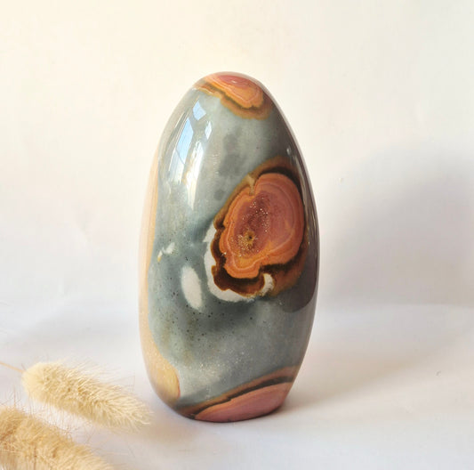 Edelsteen Spiritueel Statement piece Polychrome Ocean Jasper Freeform – 646 g