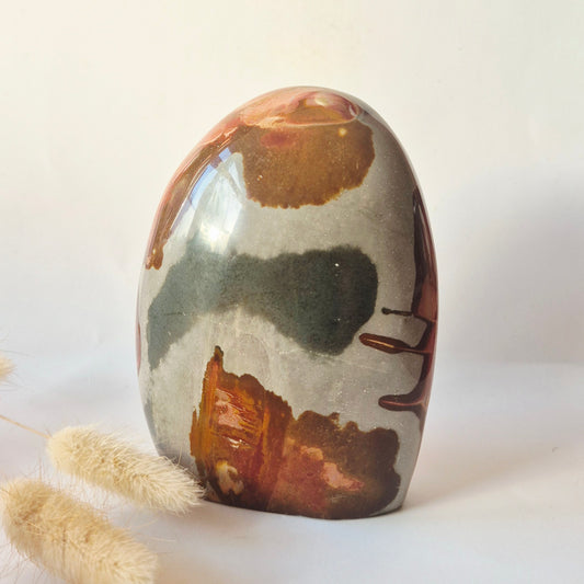 Edelsteen Spiritueel Statement piece Polychrome Ocean Jasper Freeform – 722 g