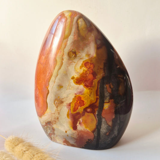 Edelsteen Spiritueel Statement piece Polychrome Ocean Jasper Freeform – 1299g