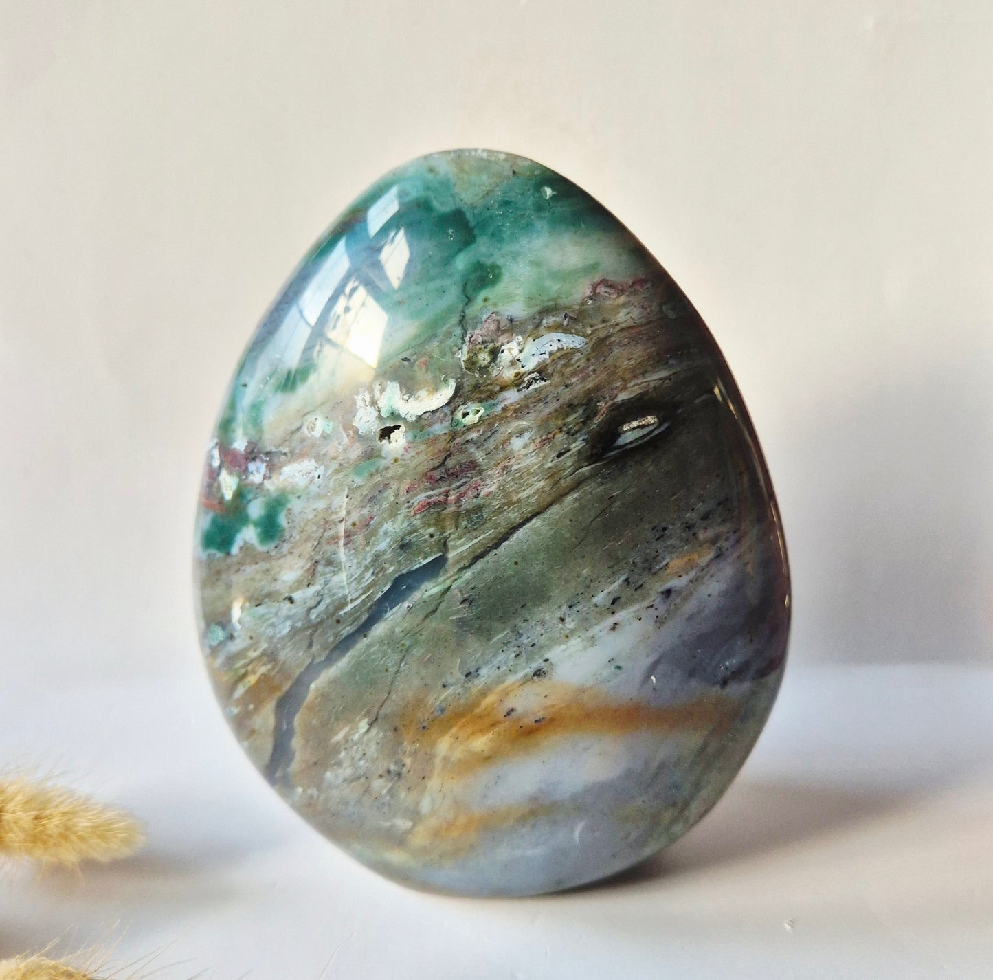Ocean Jasper Freeform - 1059g Edelsteen Spiritueel Statement piece