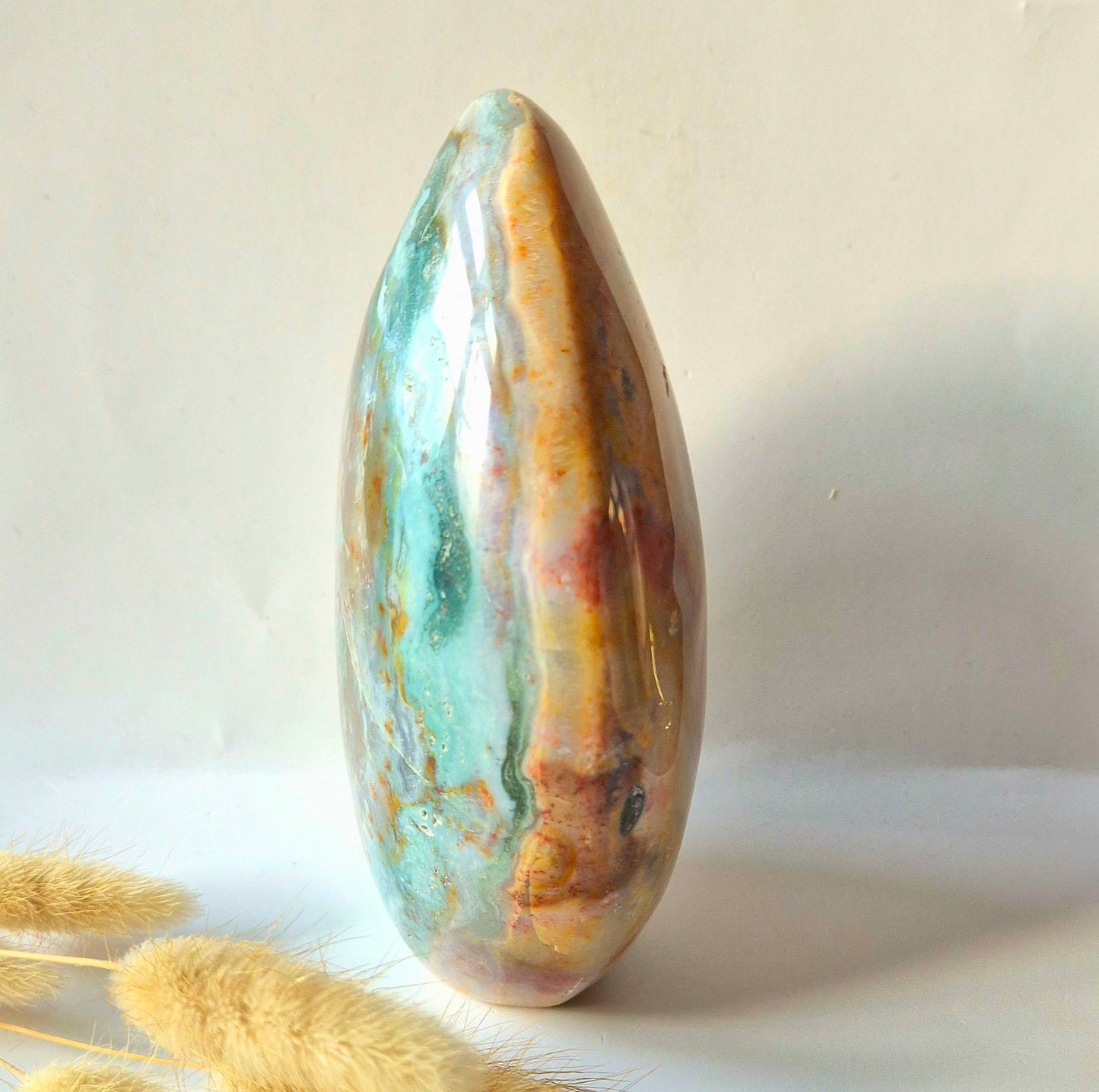 Ocean Jasper Freeform - 997g Edelsteen Spiritueel Statement piece