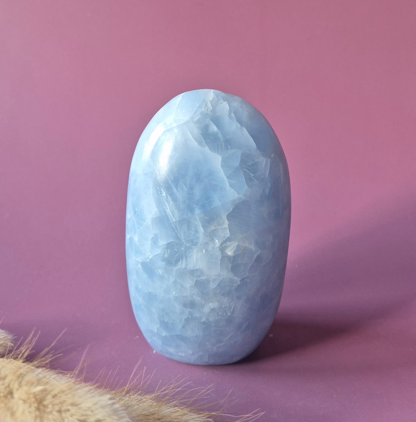 Edelsteen Celestien Freeform – Zachtblauwe ruststeen