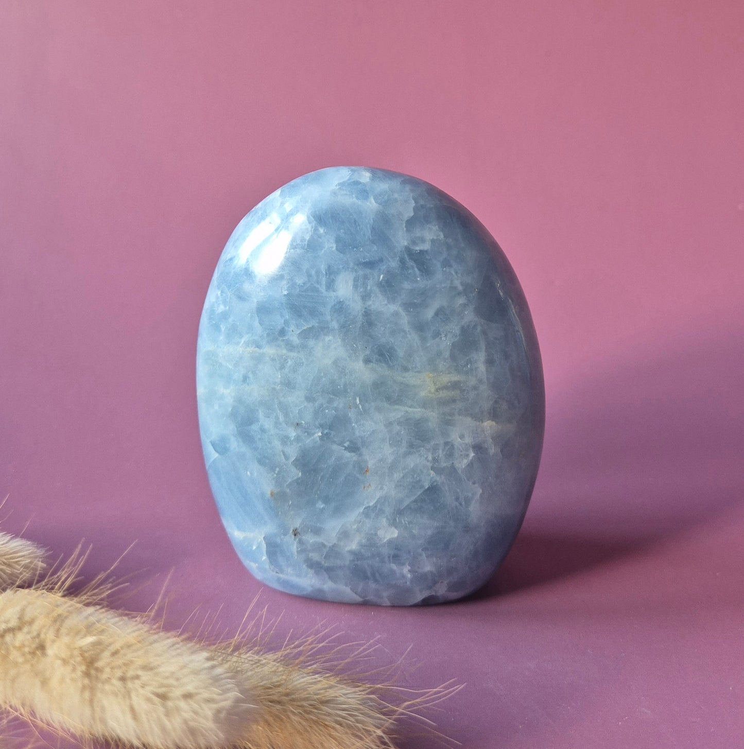 Edelsteen Celestien Freeform – Zachtblauwe ruststeen