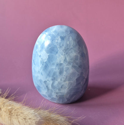 Edelsteen Celestien Freeform – Zachtblauwe ruststeen