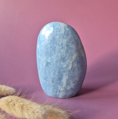 Edelsteen Celestien Freeform – Zachtblauwe ruststeen