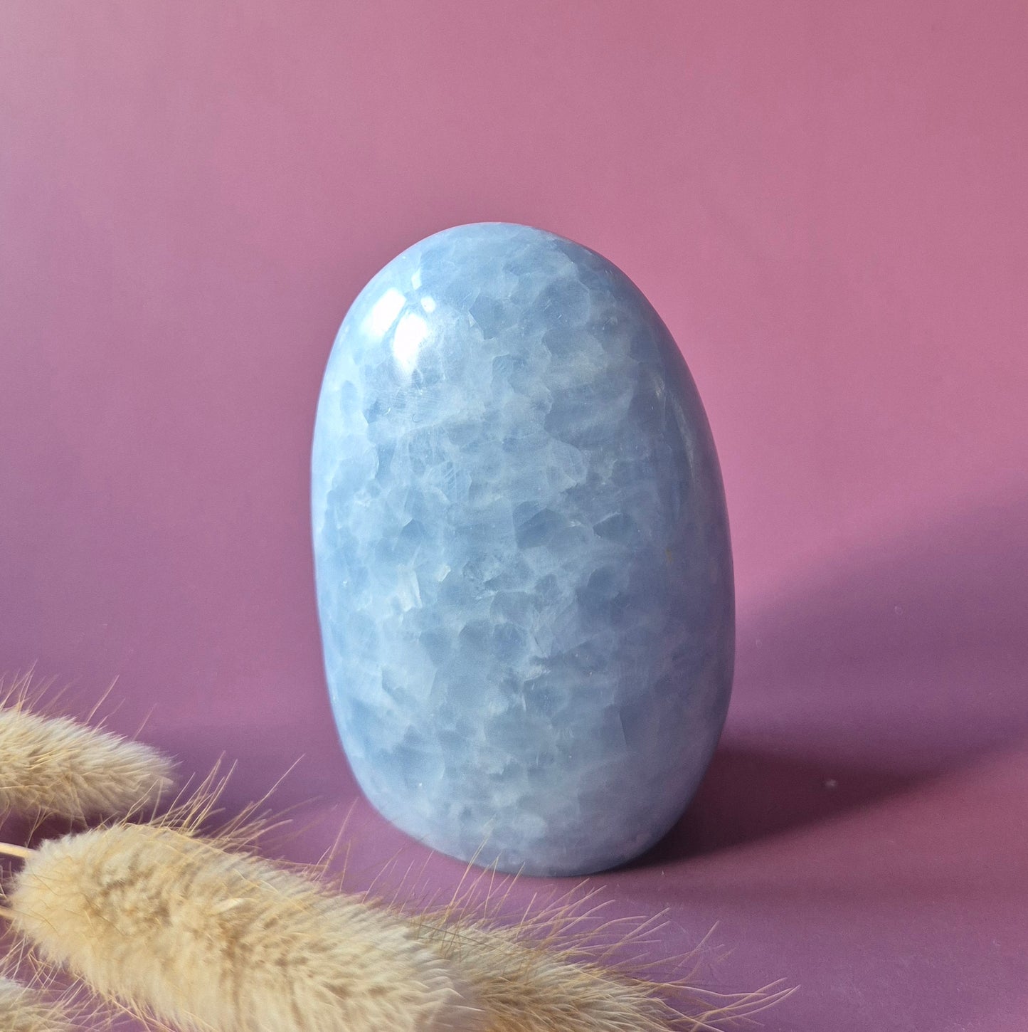 Edelsteen Celestien Freeform – Zachtblauwe ruststeen