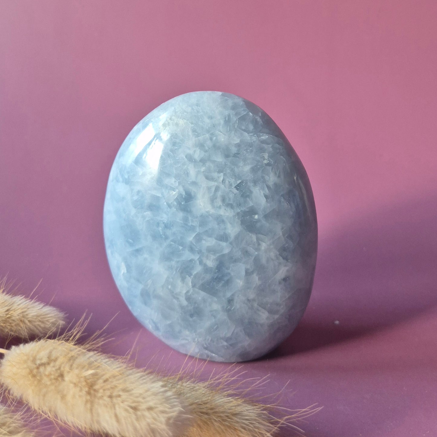 Edelsteen Celestien Freeform – Zachtblauwe ruststeen