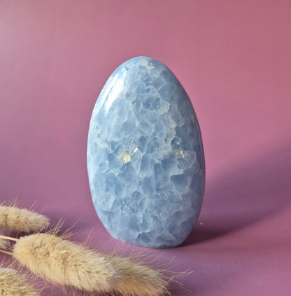 Edelsteen Celestien Freeform – Zachtblauwe ruststeen