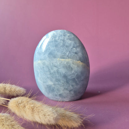 Edelsteen Celestien Freeform – Zachtblauwe ruststeen