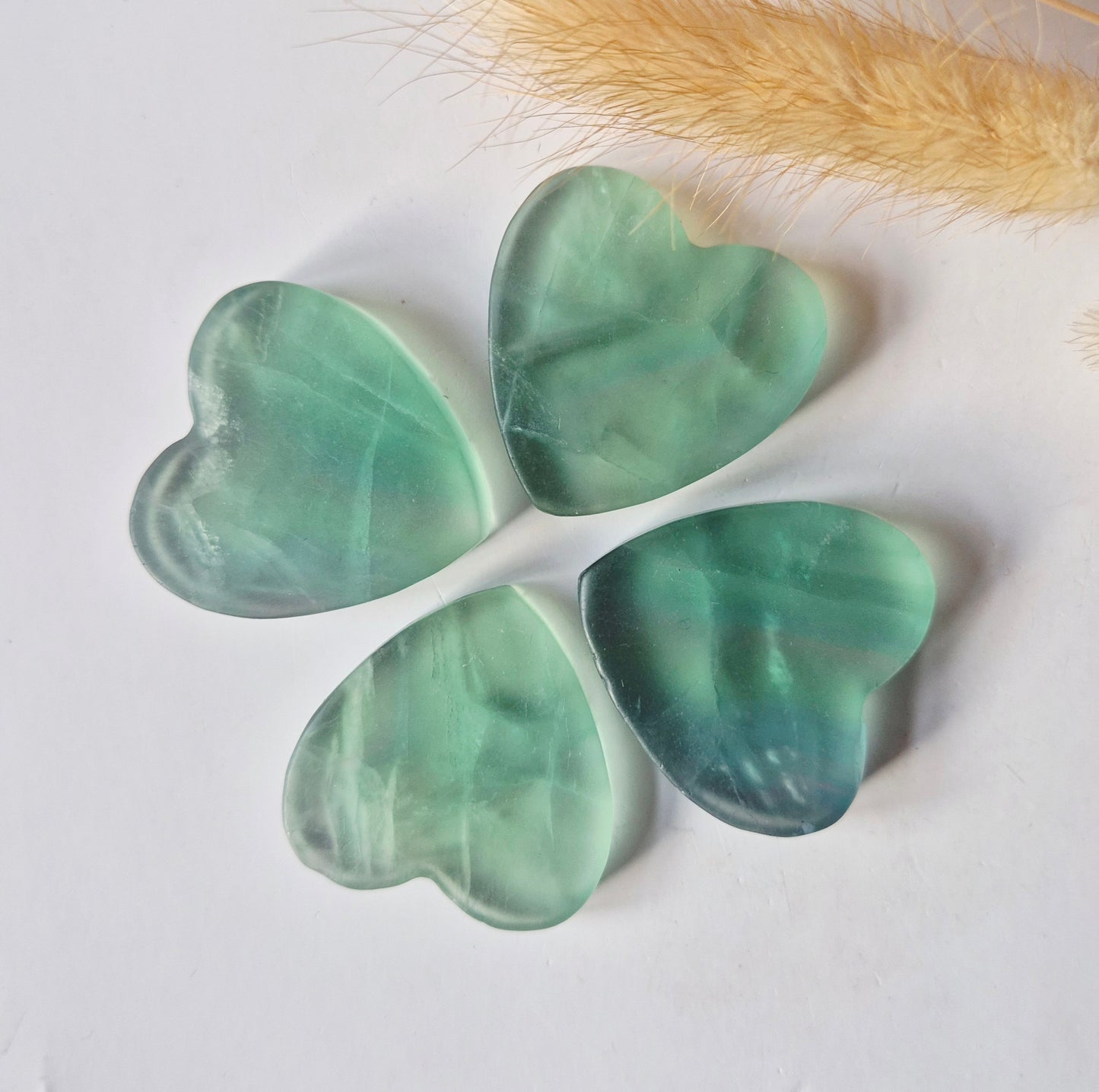 Edelsteen Hartje Zaksteen 3-4cm – Fluoriet