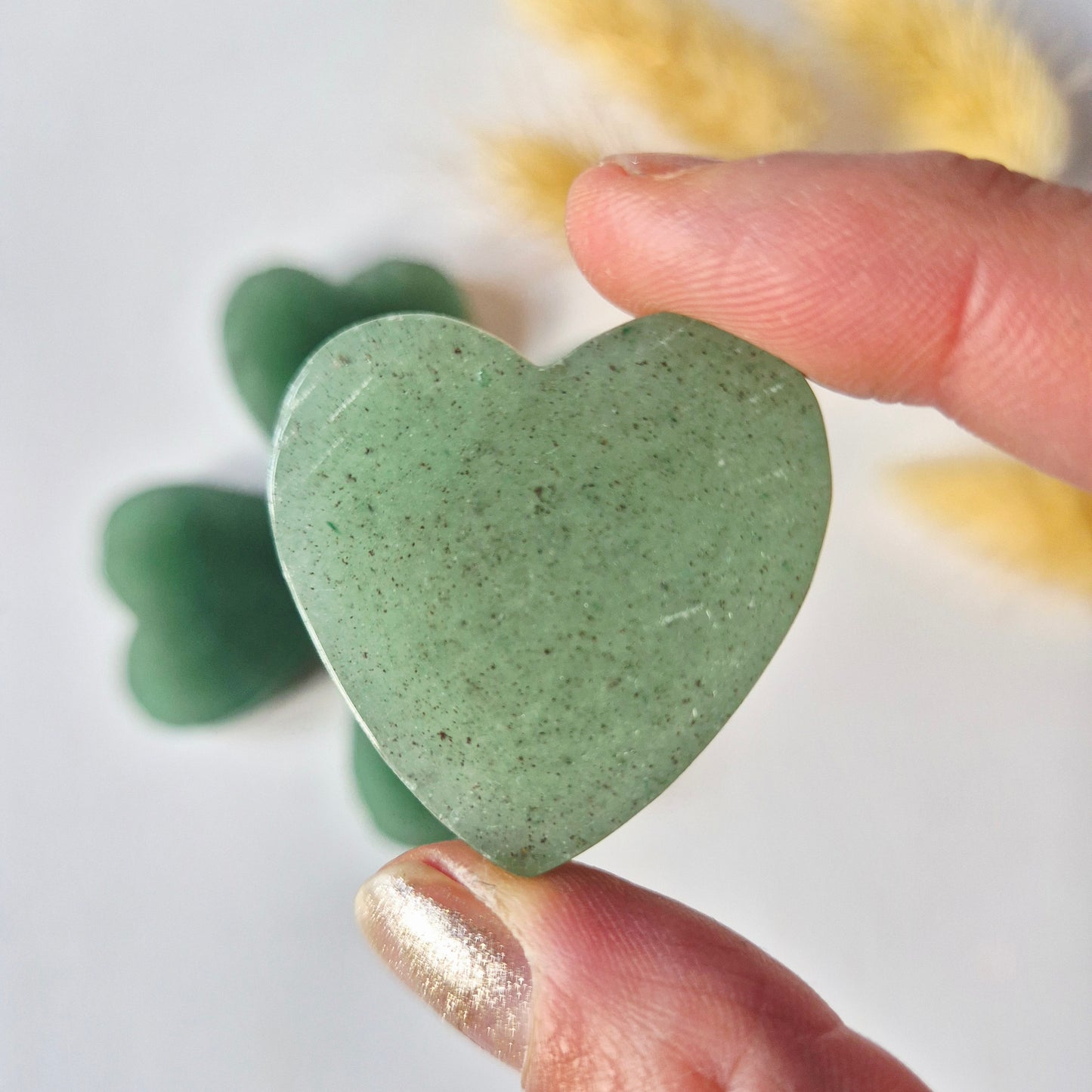 Edelsteen Hartje Zaksteen 3-4cm – Groene Aventurijn