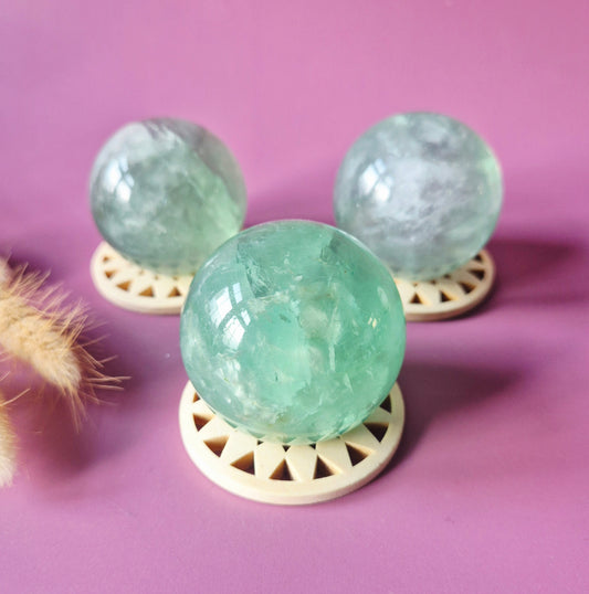 Edelsteen Groene Fluoriet Bol – 50-55mm