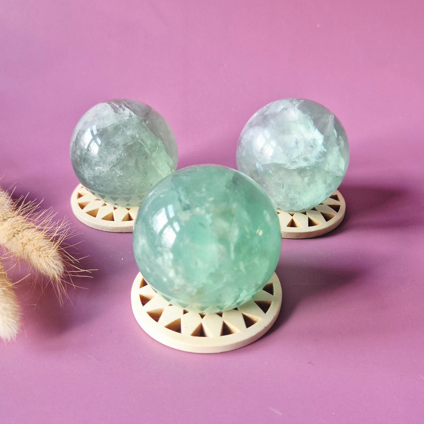 Edelsteen Groene Fluoriet Bol – 50-55mm