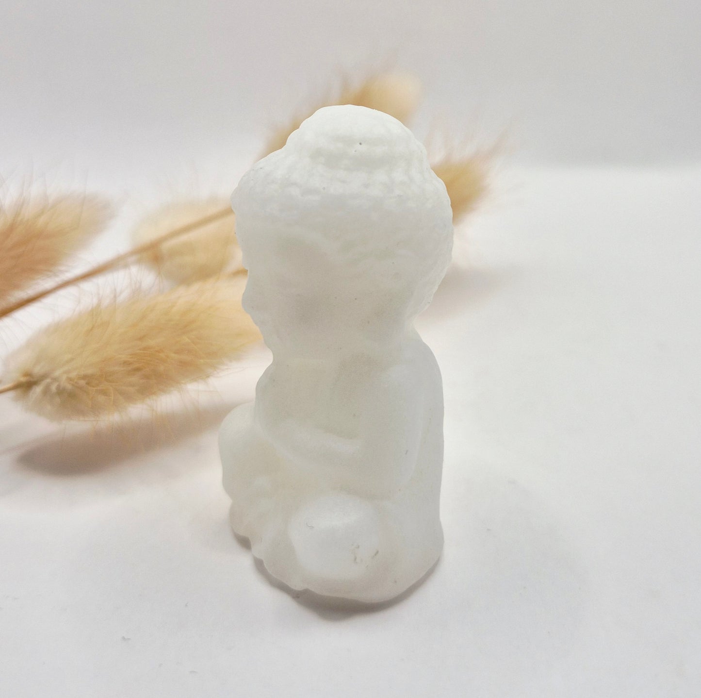 Edelstein Rosenquarz Buddha 5cm