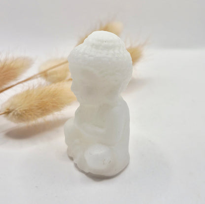 Edelstein Rosenquarz Buddha 5cm