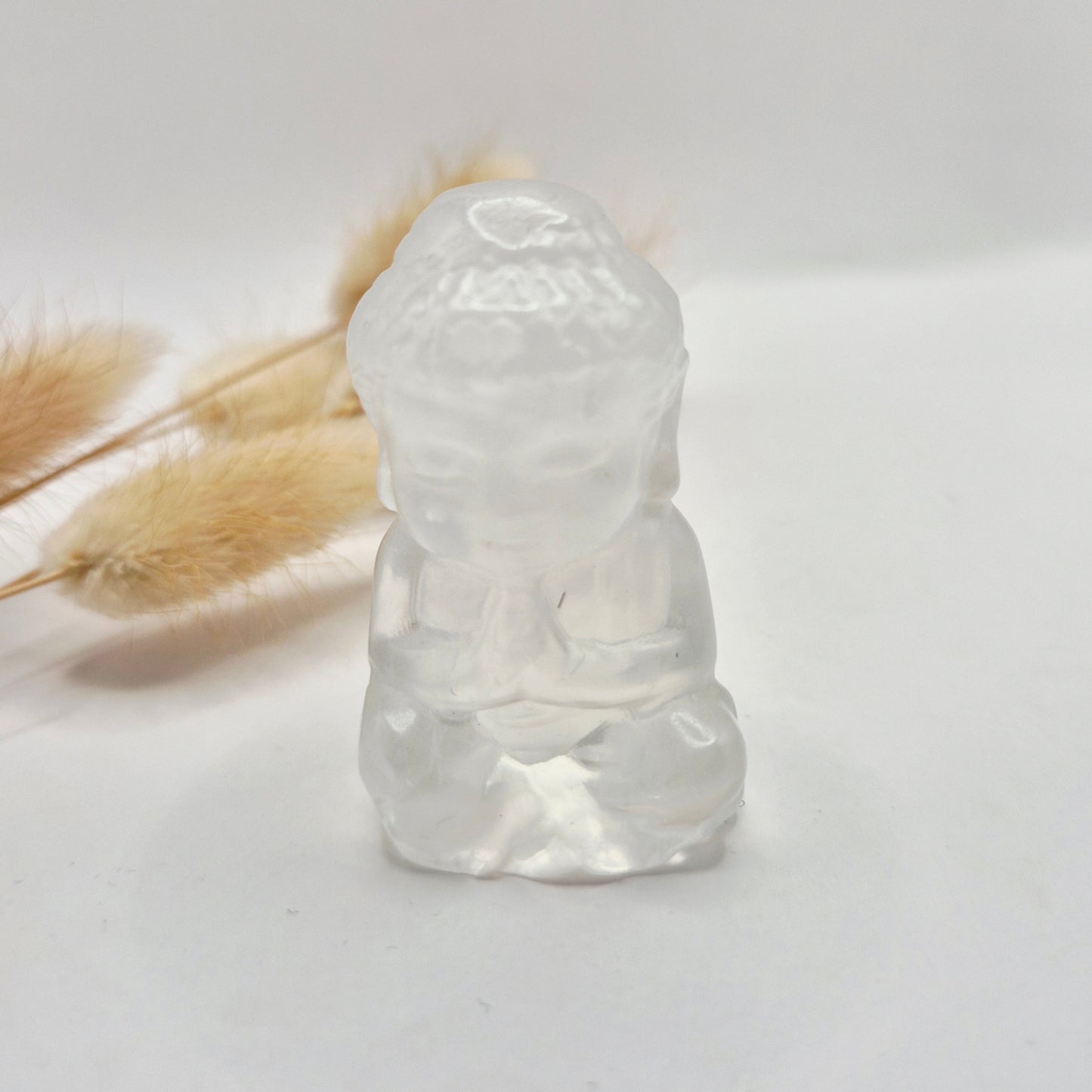 Edelsteen Bergkristal Buddha 5cm