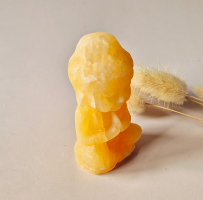 Edelstein Rosenquarz Buddha 5cm