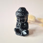 Zwarte Obsidiaan Edelsteen Buddha – 8 cm