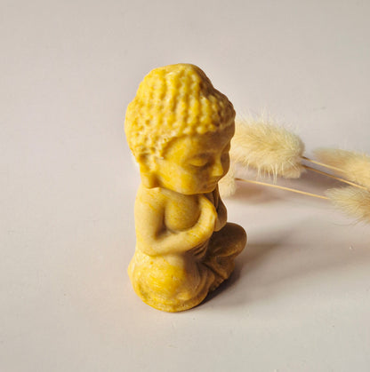 Edelstein Rosenquarz Buddha 5cm