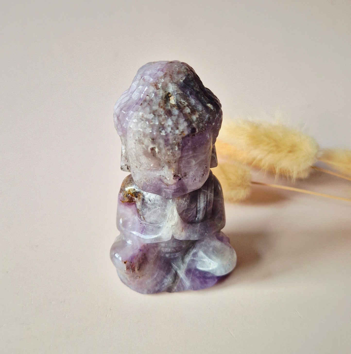 Dream Amethist Edelsteen Buddha – 8 cm