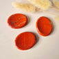 Edelsteen Rode Jaspis Duimsteen / zorgensteen zaksteen Worry Stone