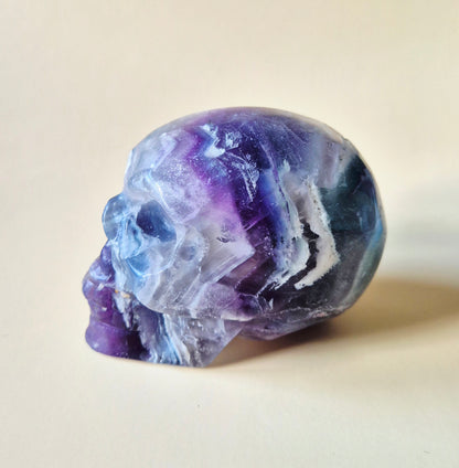 Edelsteen Skull Candy Fluoriet Schedel 548g