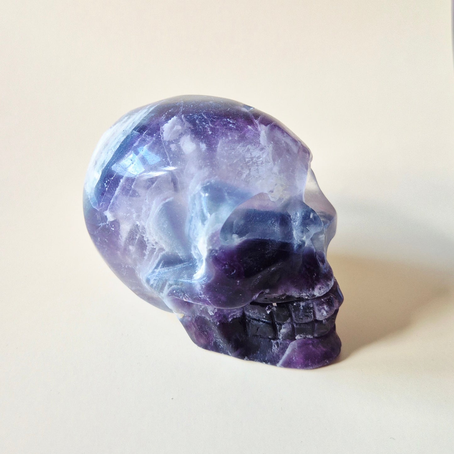 Edelsteen Skull Candy Fluoriet Schedel 548g