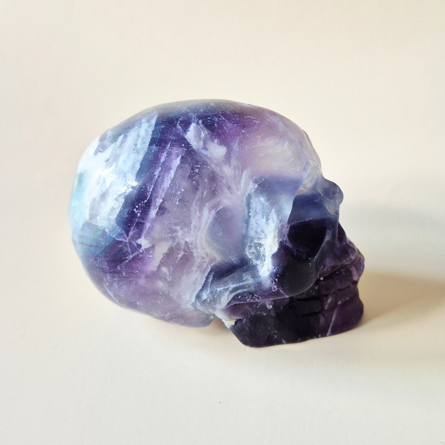 Edelsteen Skull Candy Fluoriet Schedel 548g