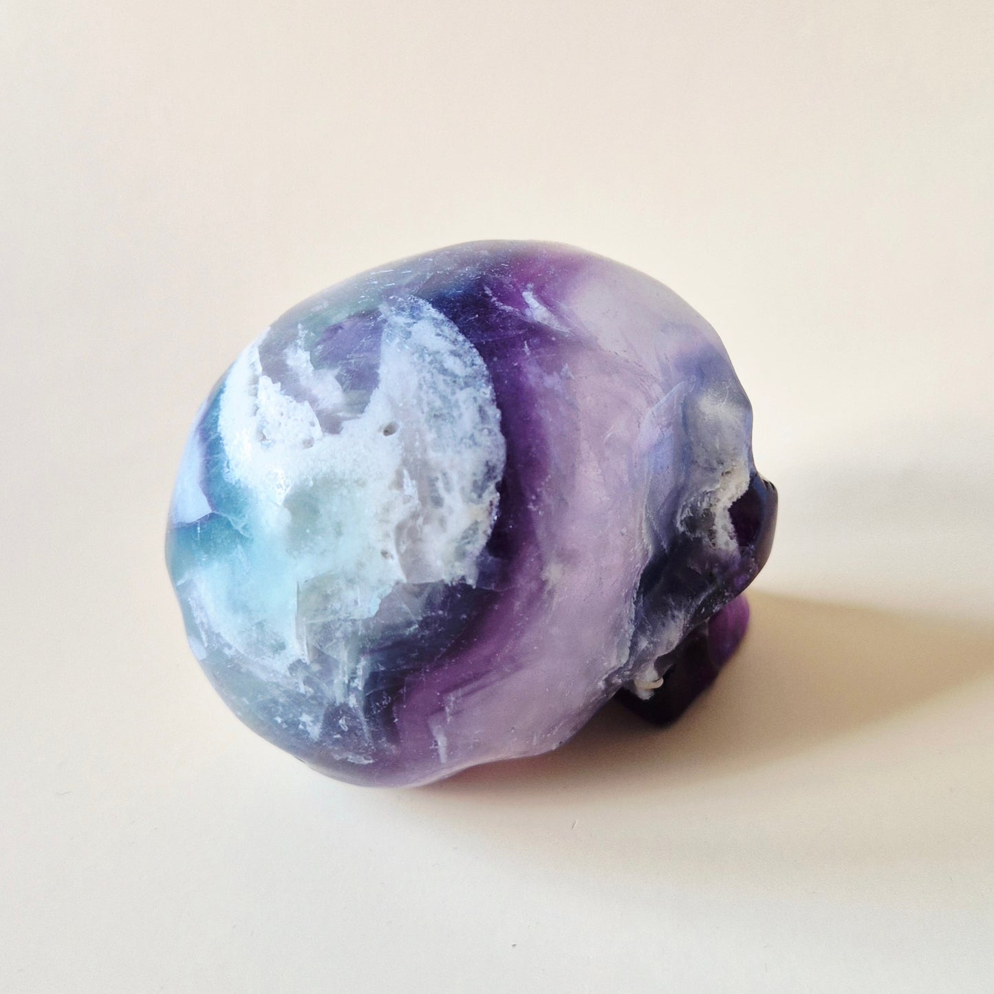 Edelsteen Skull Candy Fluoriet Schedel 548g