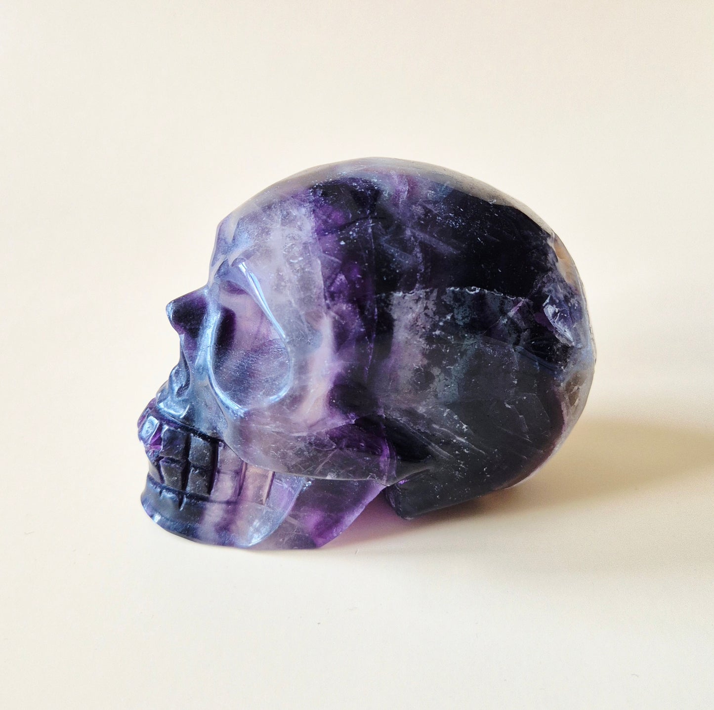 Edelsteen Skull Candy Fluoriet Schedel 700g