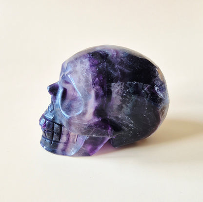 Edelsteen Skull Candy Fluoriet Schedel 700g