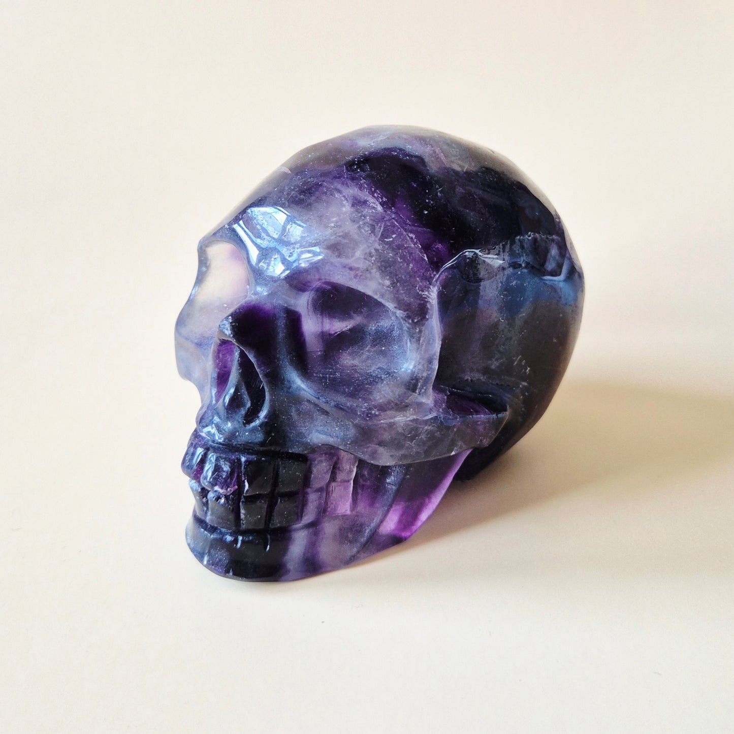 Edelsteen Skull Candy Fluoriet Schedel 700g