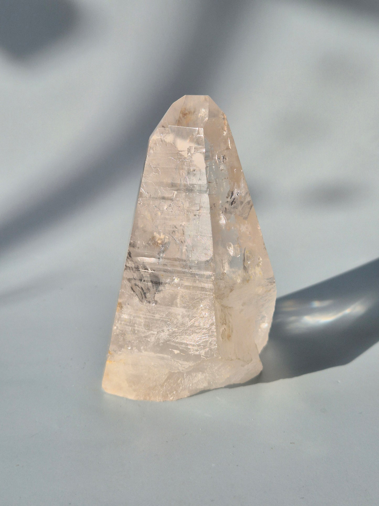 Natuurlijke AA+ Lemurian Quartz Punt – 500 gram – Hoge Kwaliteit Lemurian Kristal