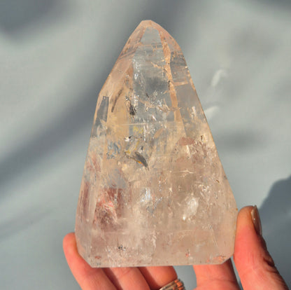 Natuurlijke AA+ Lemurian Quartz Punt – 500 gram – Hoge Kwaliteit Lemurian Kristal