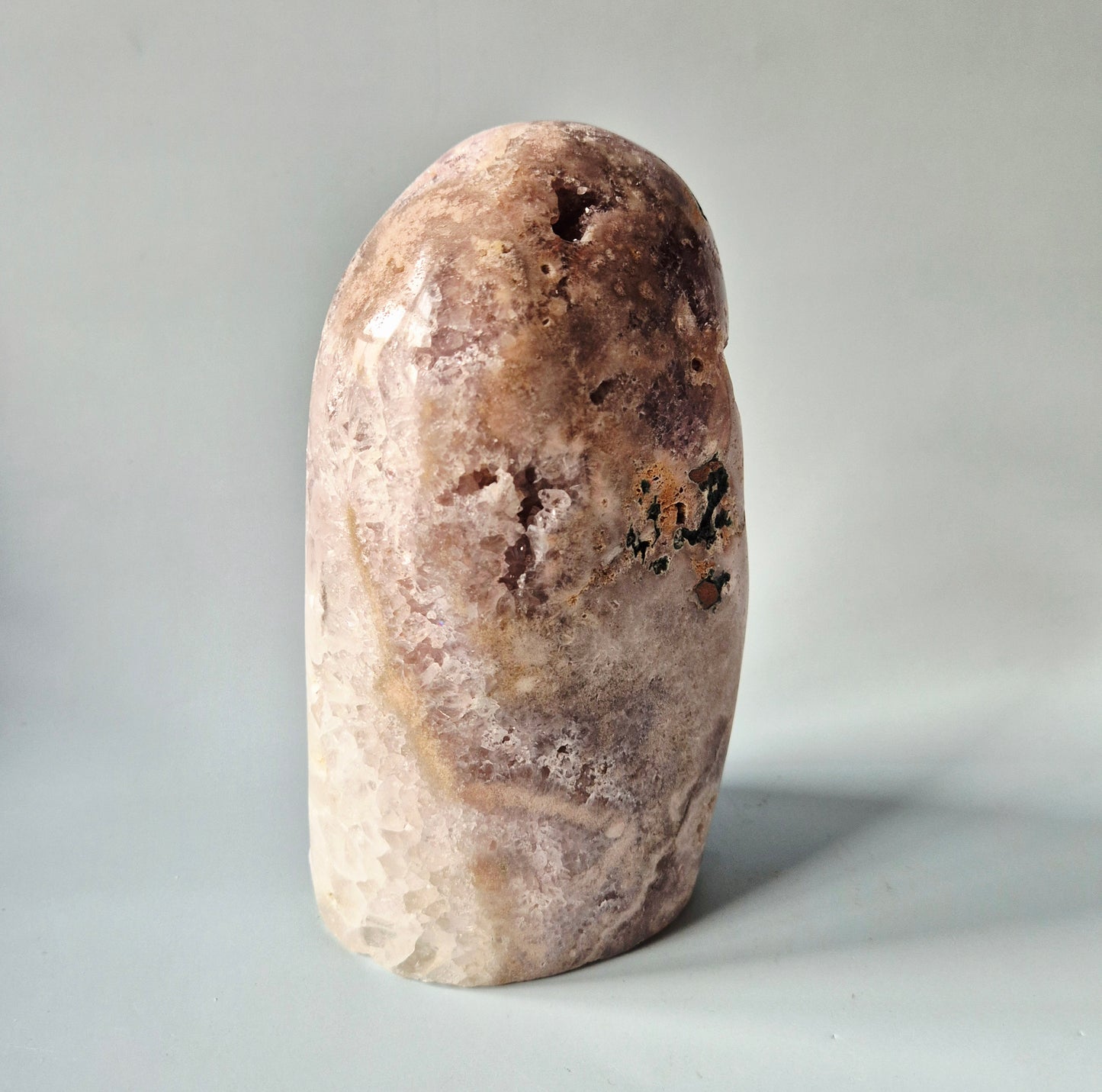 XXL A+ Edelsteen Druzy Pink Amethist Geode Freeform van 1772 gram Statement Piece