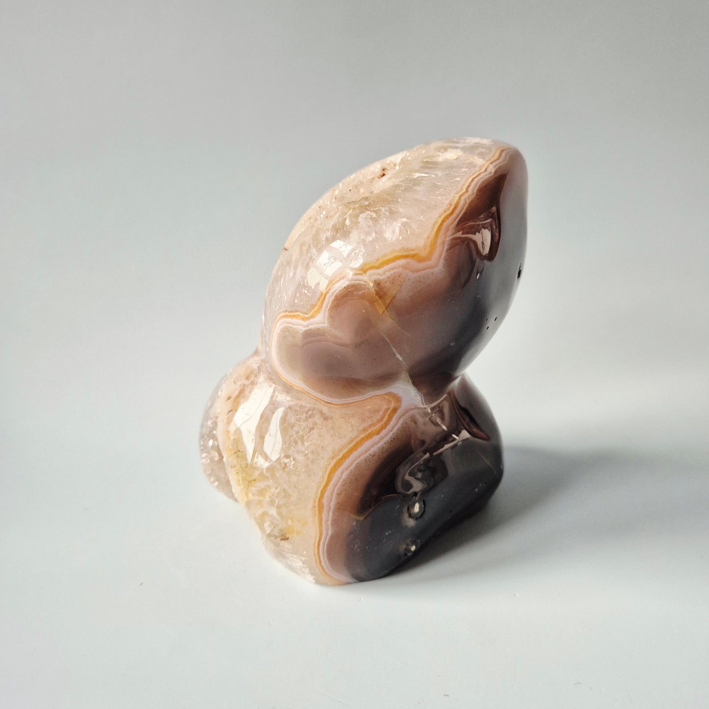 Druzy Agaat Freeform met Kwarts – 1733 gram | Uit Uruguay -  Luxe Banding & Natuurlijke Geode