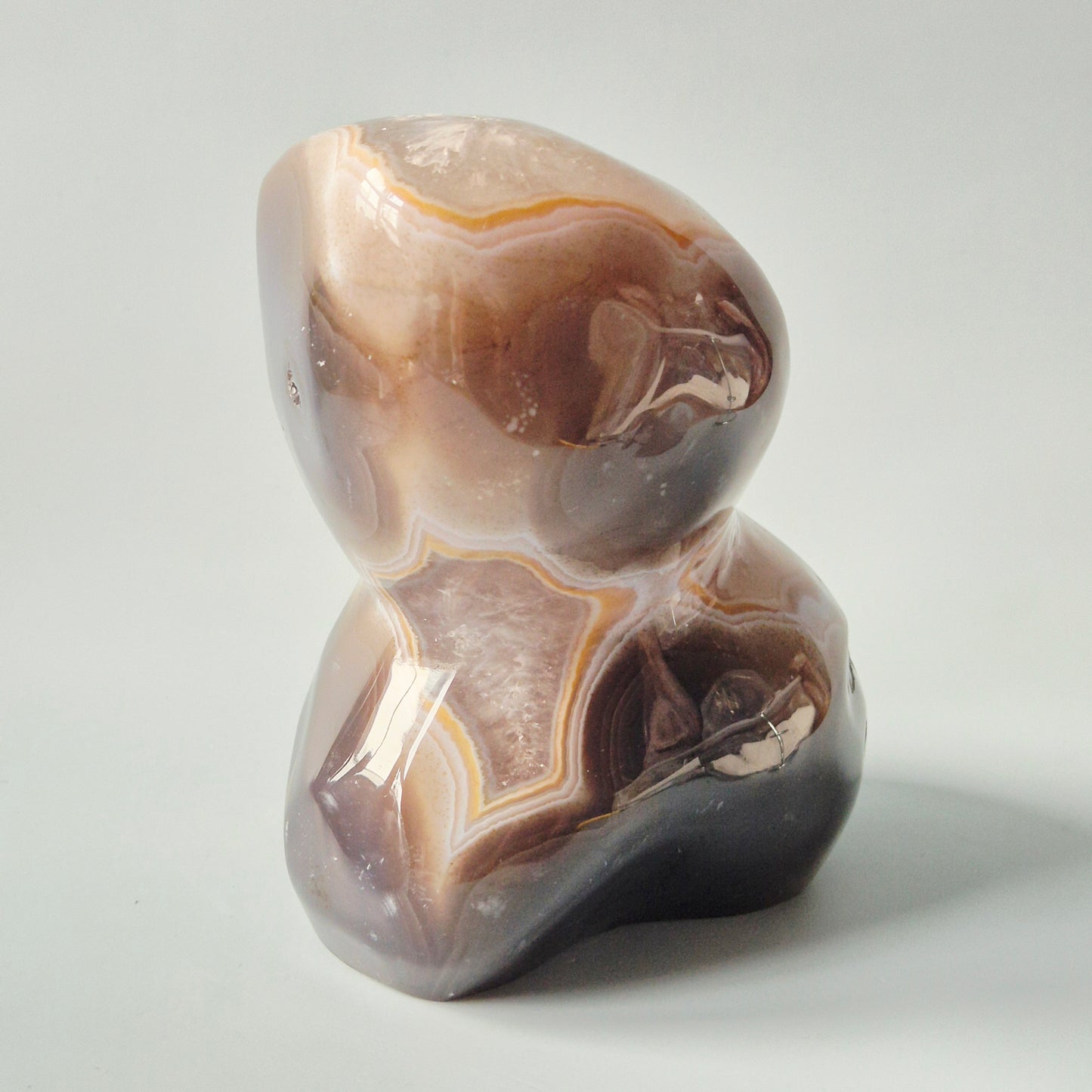 Druzy Agaat Freeform met Kwarts – 1733 gram | Uit Uruguay -  Luxe Banding & Natuurlijke Geode