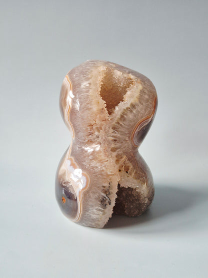 Druzy Agaat Freeform met Kwarts – 1733 gram | Uit Uruguay -  Luxe Banding & Natuurlijke Geode