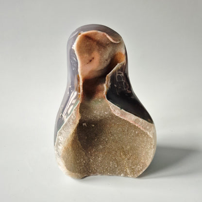 Druzy Agaat uit Uruguay – 1202 gram | Natuurlijke Geode Edelsteen