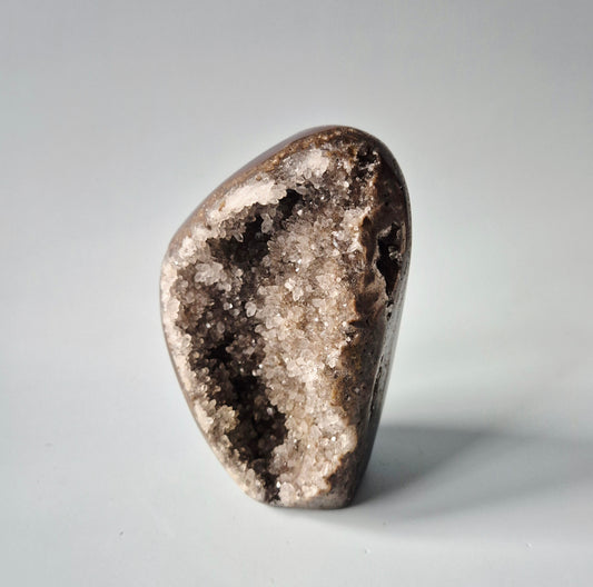 Druzy Agaat uit Uruguay – 541 gram | Natuurlijke Geode Edelsteen