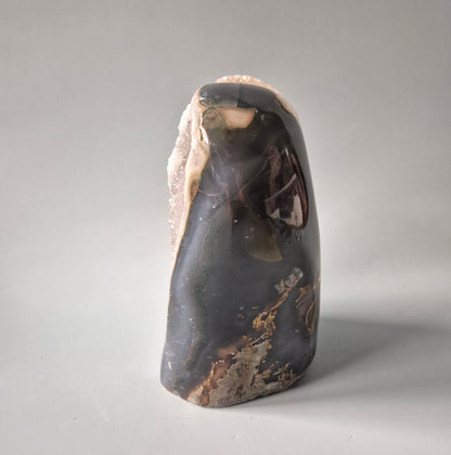 Druzy Agaat uit Uruguay – 1300 gram | Natuurlijke Geode Edelsteen