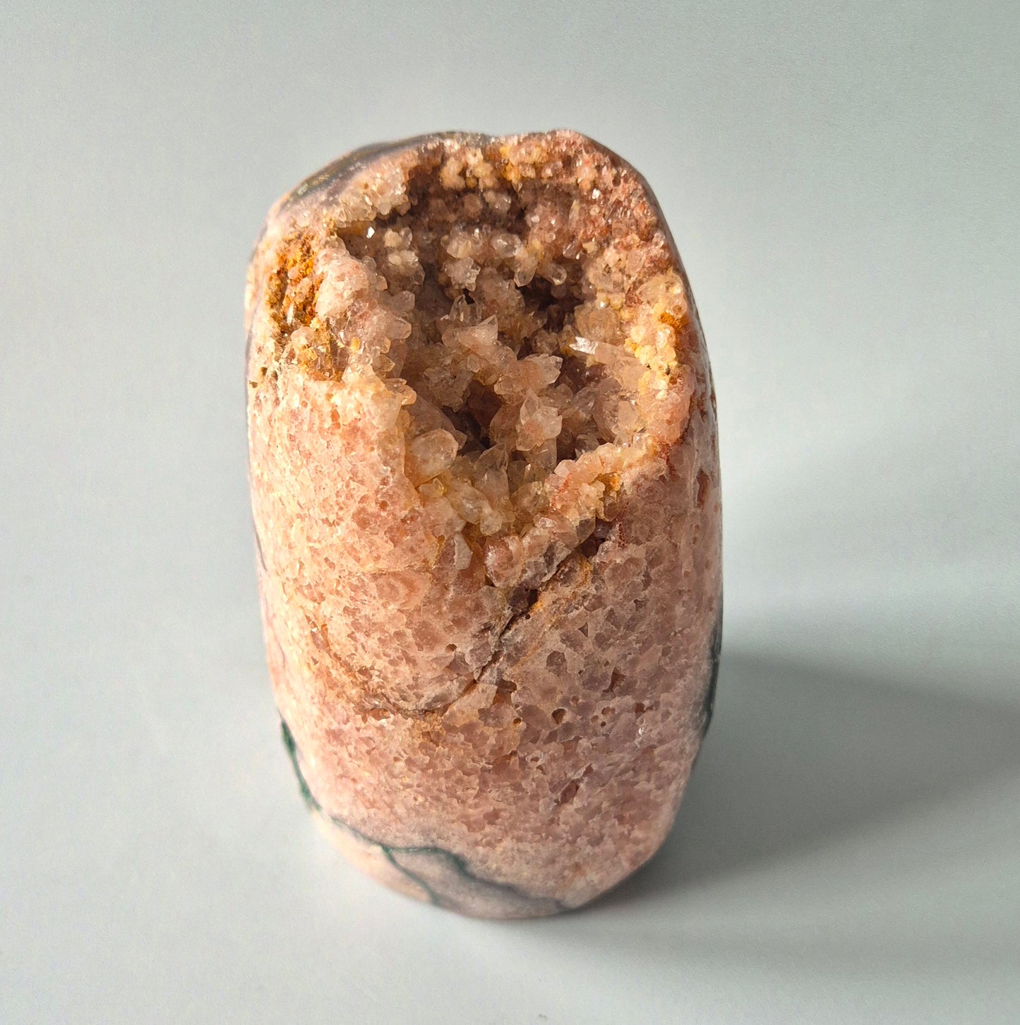 XL Edelsteen Druzy Pink Amethist Geode Freeform van 1154 gram Statement Piece