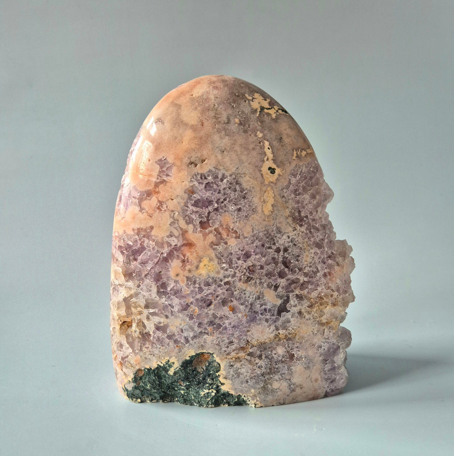 XXL A+ Edelsteen Druzy Pink Amethist Geode Freeform van 2040 gram Statement Piece