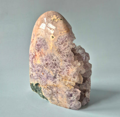 XXL A+ Edelsteen Druzy Pink Amethist Geode Freeform van 2040 gram Statement Piece