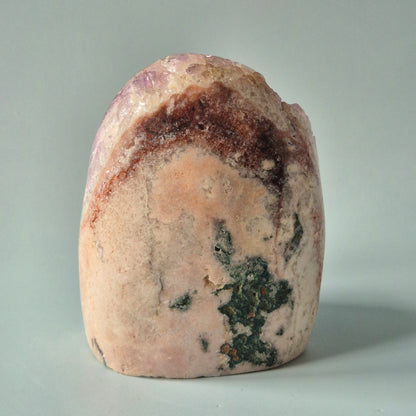 XL A+ Edelsteen Druzy Pink Amethist Geode Freeform van 900gram Statement Piece