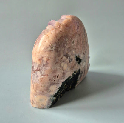 XL A+ Edelsteen Druzy Pink Amethist Geode Freeform van 1572gram Statement Piece