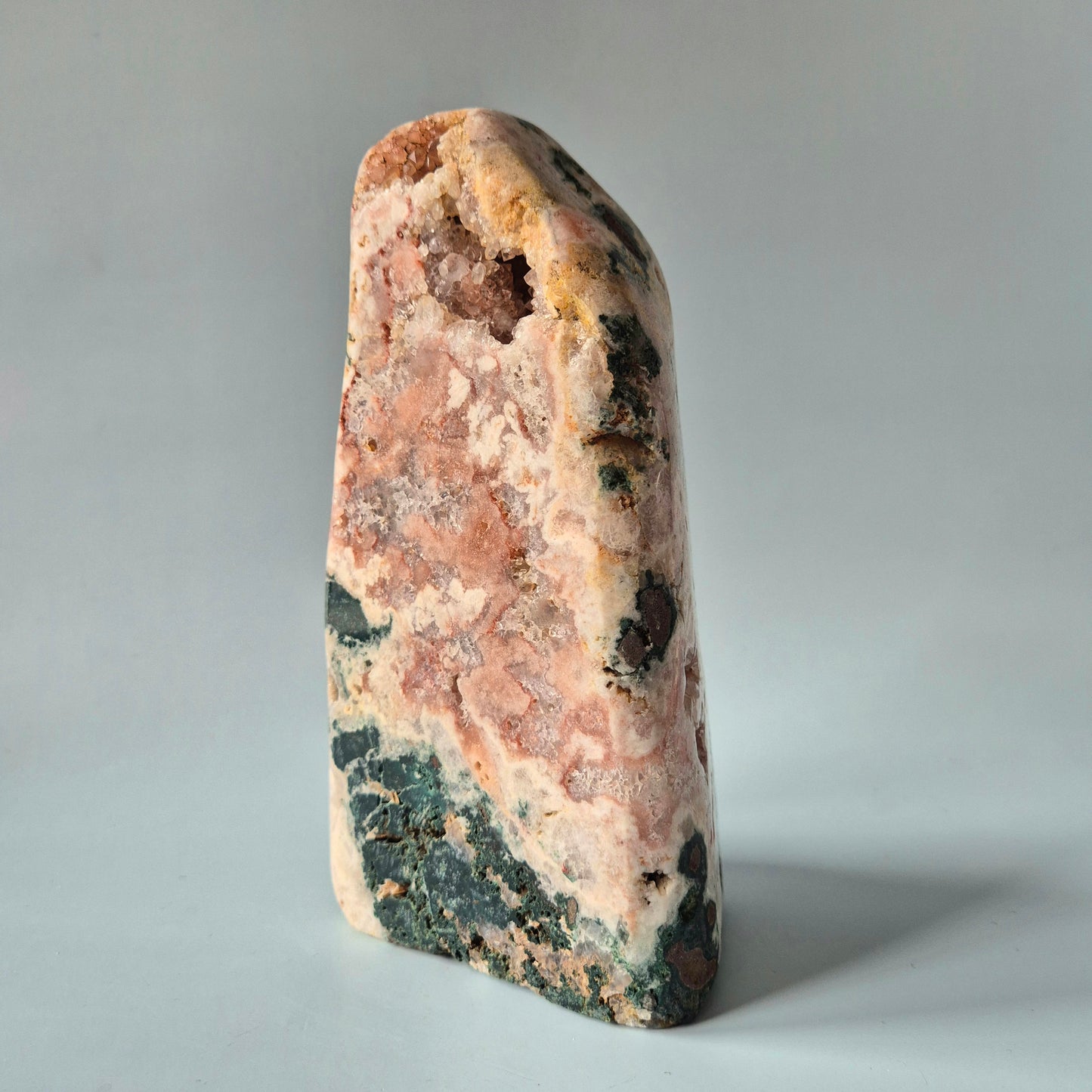 XL A+ Edelsteen Druzy Pink Amethist Geode Freeform van 1800gram Statement Piece