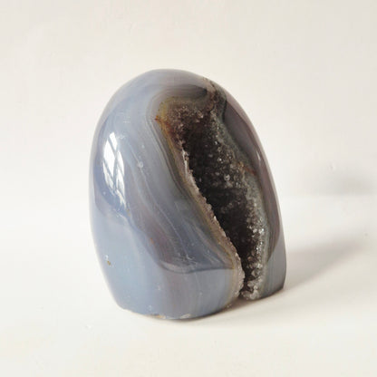 Druzy Agaat uit Uruguay – 253 gram | Natuurlijke Geode Edelsteen