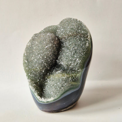 Druzy Agaat uit Uruguay Freeform – 634 gram | Natuurlijke Geode Edelsteen