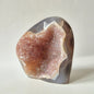 Druzy Agaat uit Uruguay Freeform – 390 gram | Natuurlijke Geode Edelsteen